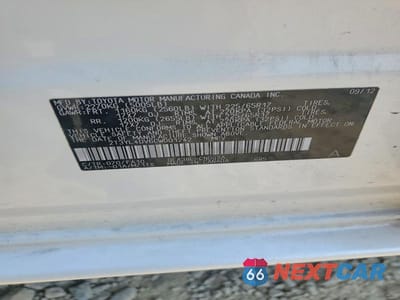 Zdjęcie 13 z 13 samochodu: 2012 TOYOTA RAV4 EV BASE VIN:2T3YL4DV6CW001242 - miniatura