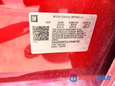 Zdjęcie 13 z 13 samochodu: 2020 CHEVROLET MALIBU RS VIN:1G1ZG5ST1LF046759 - miniatura