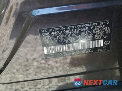 Zdjęcie 12 z 12 samochodu: 2011 LEXUS ES 350 VIN:JTHBK1EG2B2416944 - miniatura