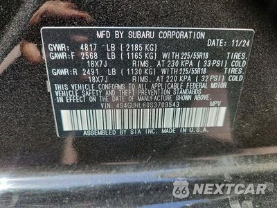 Zdjęcie 13 z 13 samochodu: 2025 SUBARU CROSSTREK LIMITED VIN:4S4GUHL60S3709543 - miniatura