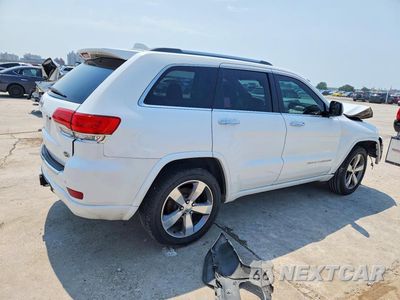 Trzecie zdjęcie samochodu z tyłu: 2014 JEEP GRAND CHEROKEE OVERLAND VIN:1C4RJECG6EC265716 - miniatura