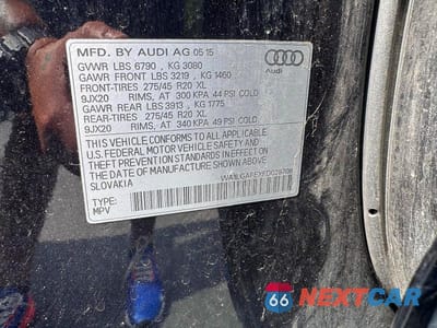 Zdjęcie 14 z 14 samochodu: 2015 AUDI Q7 PREMIUM PLUS VIN:WA1LGAFEXFD028708 - miniatura