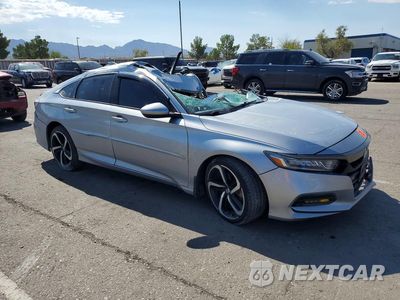 Czwarte zdjęcie samochodu z boku: 2019 HONDA ACCORD SPORT VIN:1HGCV2F30KA009484 - miniatura