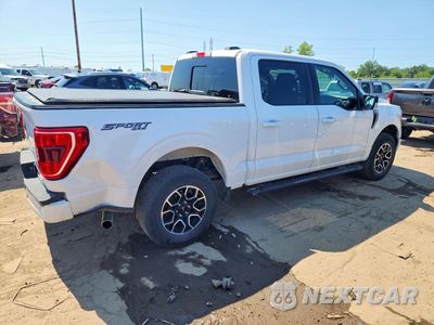 Trzecie zdjęcie samochodu z tyłu: 2023 FORD F150 SUPERCREW VIN:1FTEW1EP4PKF43284 - miniatura