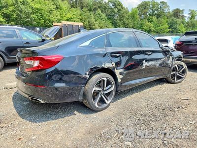 Trzecie zdjęcie samochodu z tyłu: 2022 HONDA ACCORD SPORT VIN:1HGCV1F32NA063755 - miniatura