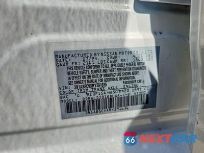 Zdjęcie 12 z 12 samochodu: 2024 NISSAN SENTRA SV VIN:3N1AB8CVXRY391636 - miniatura