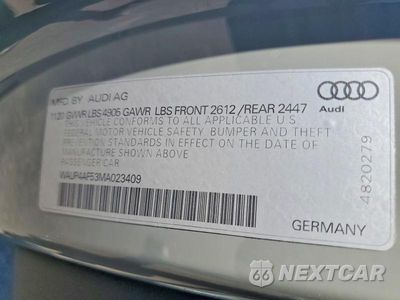 Zdjęcie 13 z 13 samochodu: 2021 AUDI S5 PREMIUM PLUS VIN:WAUP4AF53MA023409 - miniatura