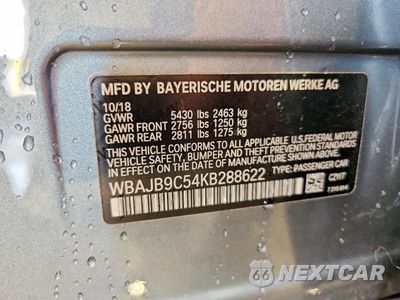 Zdjęcie 12 z 12 samochodu: 2019 BMW M550XI VIN:WBAJB9C54KB288622 - miniatura