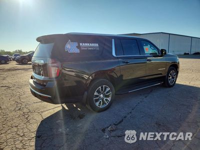 Trzecie zdjęcie samochodu z tyłu: 2023 CHEVROLET SUBURBAN K1500 LT VIN:1GNSKCKD9PR280745 - miniatura