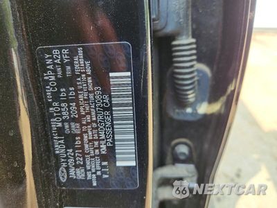 Zdjęcie 12 z 12 samochodu: 2024 HYUNDAI ELANTRA SEL VIN:KMHLM4DG7RU730893 - miniatura