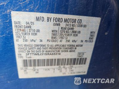 Zdjęcie 13 z 13 samochodu: 2025 FORD MAVERICK XLT VIN:3FTTW8J31SRA65316 - miniatura
