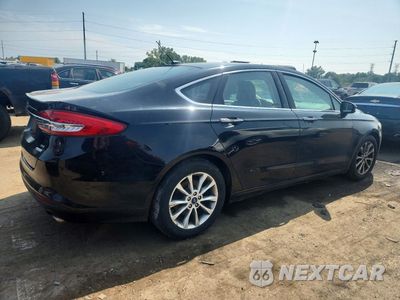 Trzecie zdjęcie samochodu z tyłu: 2017 FORD FUSION SE VIN:3FA6P0HD7HR111384 - miniatura