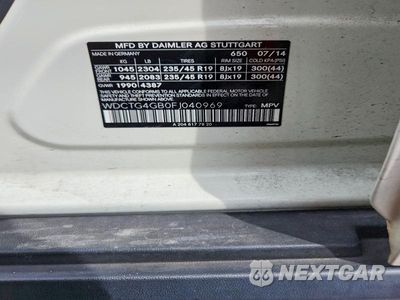 Zdjęcie 13 z 13 samochodu: 2015 MERCEDES-BENZ GLA 250 4MATIC VIN:WDCTG4GB0FJ040969 - miniatura