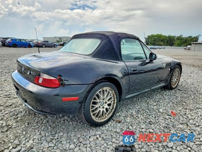 Trzecie zdjęcie samochodu z tyłu: 2002 BMW Z3 3.0 VIN:4USCN53422LJ60984 - miniatura