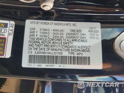 Zdjęcie 13 z 13 samochodu: 2018 HONDA CR-V LX VIN:5J6RW6H34JL001556 - miniatura
