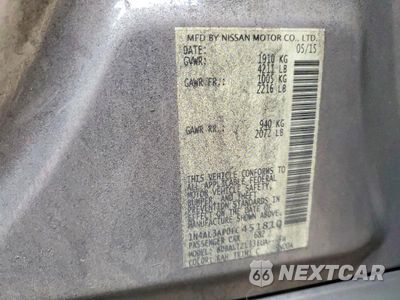 Zdjęcie 12 z 12 samochodu: 2015 NISSAN ALTIMA 2.5 SL VIN:1N4AL3AP0FC451810 - miniatura