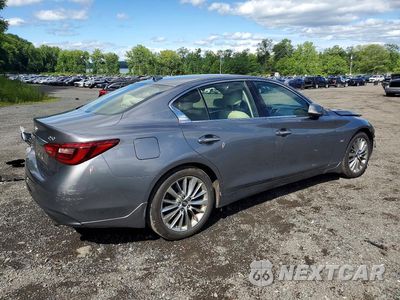 Trzecie zdjęcie samochodu z tyłu: 2018 INFINITI Q50 3.0T LUXE VIN:JN1EV7AR5JM444159 - miniatura