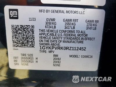 Zdjęcie 14 z 14 samochodu: 2024 CADILLAC LYRIQ SPORT VIN:1GYKPVRK0RZ112452 - miniatura