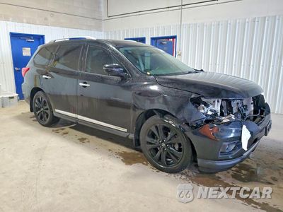Czwarte zdjęcie samochodu z boku: 2017 NISSAN PATHFINDER PLATINUM VIN:5N1DR2MM8HC679652 - miniatura