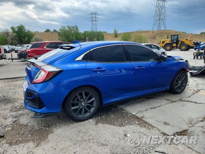 Trzecie zdjęcie samochodu z tyłu: 2020 HONDA CIVIC EXL VIN:SHHFK7H85LU222822 - miniatura