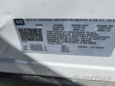 Zdjęcie 14 z 14 samochodu: 2023 GMC TERRAIN SLT VIN:3GKALVEG4PL231483 - miniatura