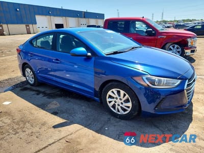 Czwarte zdjęcie samochodu z boku: 2017 HYUNDAI ELANTRA SE VIN:KMHD74LF1HU400685 - miniatura