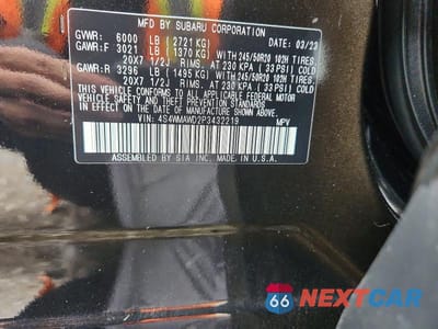 Zdjęcie 13 z 13 samochodu: 2023 SUBARU ASCENT TOURING VIN:4S4WMAWD2P3432219 - miniatura