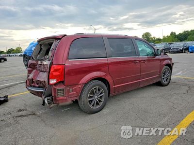 Trzecie zdjęcie samochodu z tyłu: 2017 DODGE GRAND CARAVAN SXT MAROON VIN:2C4RDGCG9HR807468 - miniatura