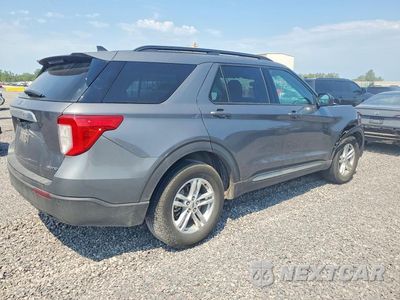 Trzecie zdjęcie samochodu z tyłu: 2022 FORD EXPLORER XLT VIN:1FMSK8DH5NGC44450 - miniatura