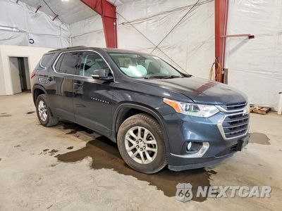 Czwarte zdjęcie samochodu z boku: 2019 CHEVROLET TRAVERSE LT VIN:1GNEVGKW5KJ273618 - miniatura