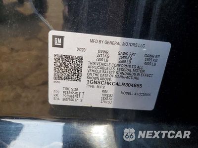 Zdjęcie 13 z 13 samochodu: 2020 CHEVROLET SUBURBAN C1500 LT VIN:1GNSCHKC4LR304865 - miniatura
