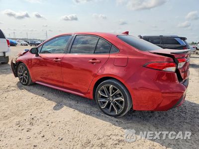 Drugie zdjęcie samochodu z przodu: 2020 TOYOTA COROLLA LE VIN:JTDHPRAE1LJ001346 - miniatura