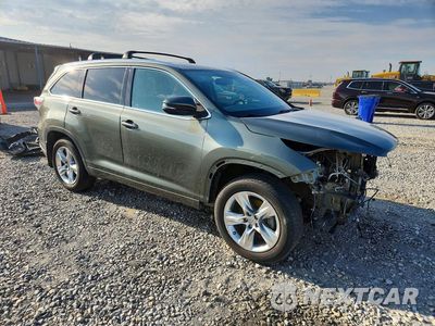 Czwarte zdjęcie samochodu z boku: 2015 TOYOTA HIGHLANDER LIMITED VIN:5TDDKRFH9FS143483 - miniatura