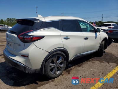 Trzecie zdjęcie samochodu z tyłu: 2020 NISSAN MURANO PLATINUM VIN:5N1AZ2DS3LN141939 - miniatura