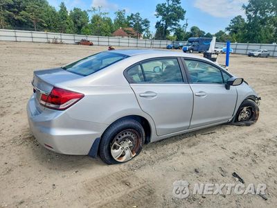 Trzecie zdjęcie samochodu z tyłu: 2013 HONDA CIVIC LX VIN:2HGFB2F55DH575846 - miniatura