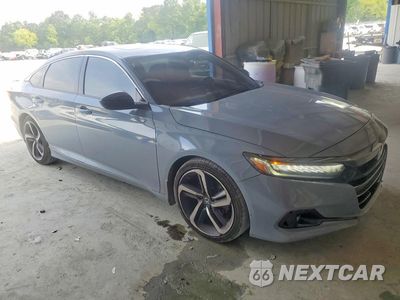 Czwarte zdjęcie samochodu z boku: 2022 HONDA ACCORD SPORT VIN:1HGCV2F39NA009424 - miniatura