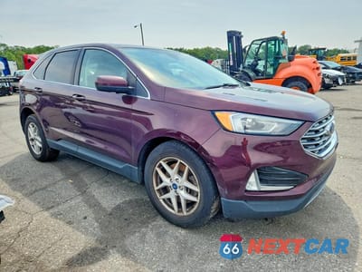 Czwarte zdjęcie samochodu z boku: 2021 FORD EDGE SEL VIN:2FMPK4J98MBA18453 - miniatura