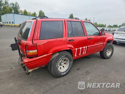 Trzecie zdjęcie samochodu z tyłu: 1996 JEEP GRAND CHEROKEE LIMITED VIN:1J4EZ78Y9TC126840 - miniatura