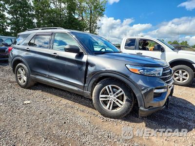 Czwarte zdjęcie samochodu z boku: 2020 FORD EXPLORER XLT VIN:1FMSK8DH0LGC55823 - miniatura