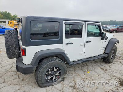 Trzecie zdjęcie samochodu z tyłu: 2013 JEEP WRANGLER UNLIMITED SPORT VIN:1C4HJWDG7DL679862 - miniatura
