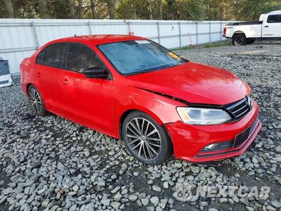 Czwarte zdjęcie samochodu z boku: 2016 VOLKSWAGEN JETTA SPORT VIN:3VWB17AJ7GM353989 - miniatura