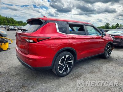 Trzecie zdjęcie samochodu z tyłu: 2022 MITSUBISHI OUTLANDER ES VIN:JA4J4TA88NZ065691 - miniatura