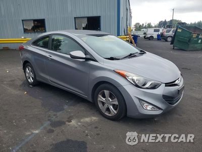 Czwarte zdjęcie samochodu z boku: 2013 HYUNDAI ELANTRA COUPE GS VIN:KMHDH6AE1DU007153 - miniatura