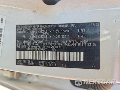 Zdjęcie 13 z 13 samochodu: 2023 TOYOTA HIGHLANDER HYBRID XLE VIN:5TDKBRCH6PS576577 - miniatura