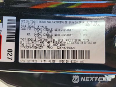 Zdjęcie 12 z 12 samochodu: 2026 TOYOTA TACOMA SR5 VIN:3TMKB5FNXTM066155 - miniatura