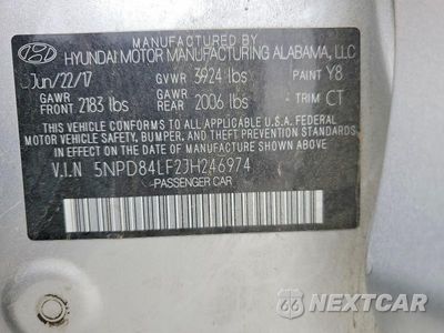 Zdjęcie 12 z 12 samochodu: 2018 HYUNDAI ELANTRA SEL VIN:5NPD84LF2JH246974 - miniatura