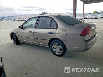 Drugie zdjęcie samochodu z przodu: 2001 HONDA CIVIC LX VIN:2HGES16551H554206 - miniatura