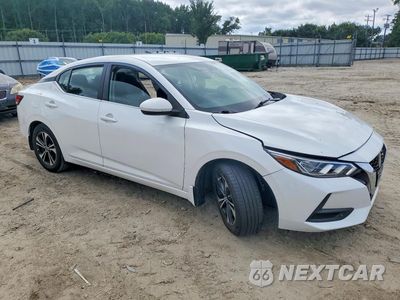 Czwarte zdjęcie samochodu z boku: 2021 NISSAN SENTRA SV VIN:3N1AB8CVXMY296230 - miniatura