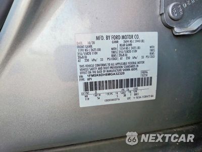 Zdjęcie 14 z 14 samochodu: 2021 FORD EXPLORER XLT VIN:1FMSK8DH8MGA32320 - miniatura