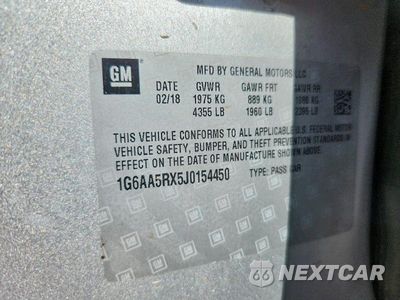 Zdjęcie 12 z 12 samochodu: 2018 CADILLAC ATS VIN:1G6AA5RX5J0154450 - miniatura